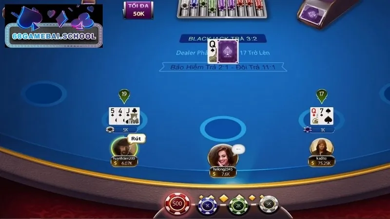 Blackjack online là sản phẩm giải trí cuốn hút tại Game Bài 68