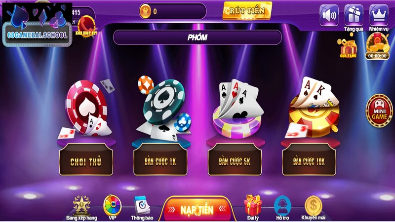 Gợi ý các game đánh bài online cuốn hút có tại cổng game