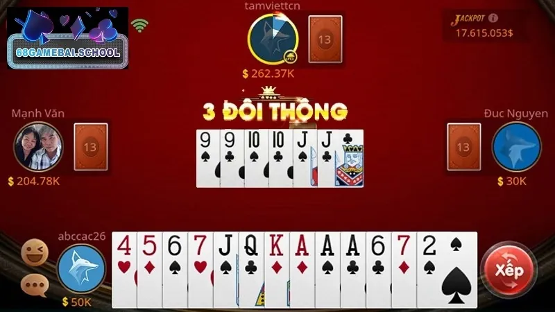 Tiến lên miền Nam là sản phẩm ăn khách tại Game Bài 68